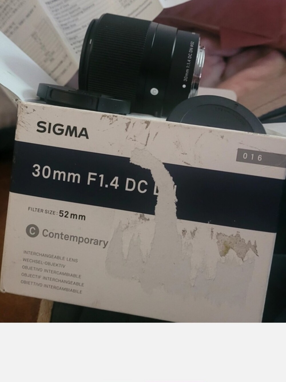 Sigma Beauty 30mm f/1.4 DC DN Contemporary Lens for Sony E-mount - Black